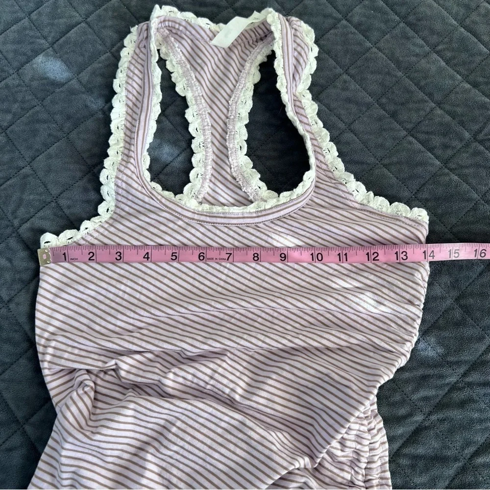 Anthropologie Daily Practice Midi Dress Women’s XS Stripe Game Time Ruched B24 - Picture 11 of 13